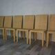 Set of 6 chairs model 1935 by Jean Michel Frank and Adolphe Chanaux for Ecart