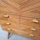 Bamboo and rattan secretary 50s / 60s