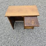 Oak children's desk with drawers