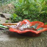 Large ceramic dish vallauris