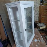 Display cabinet / Silver cabinet with 1 door from the 1950s.