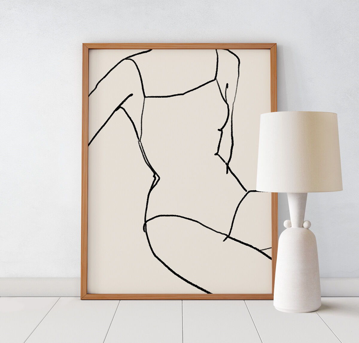 Female figure giclee art print, 50x70cm