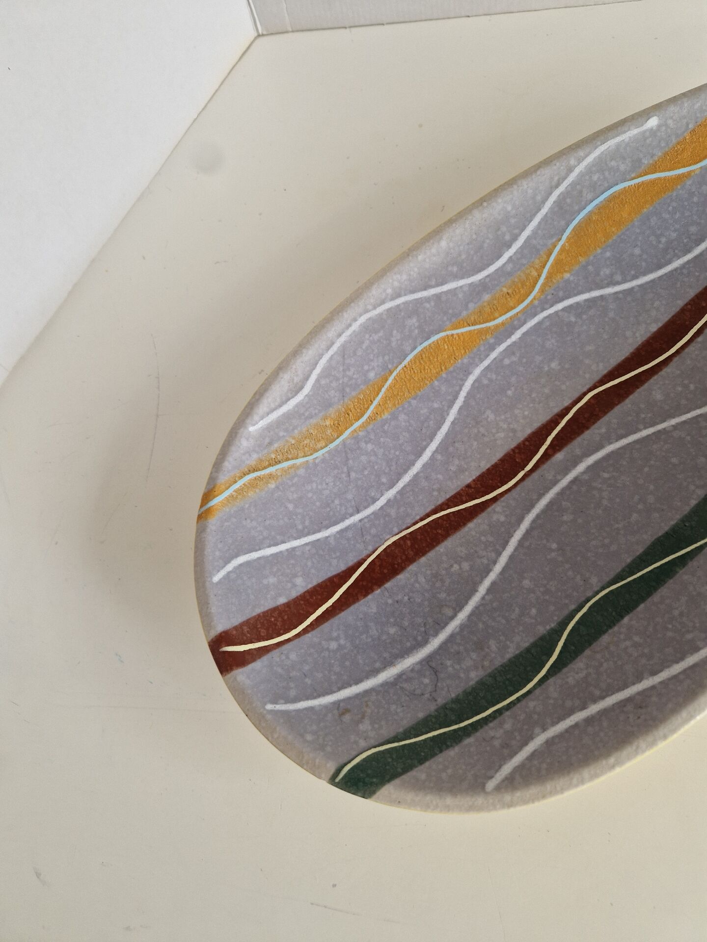 Large Ceramic Bowl 1950s 1960s