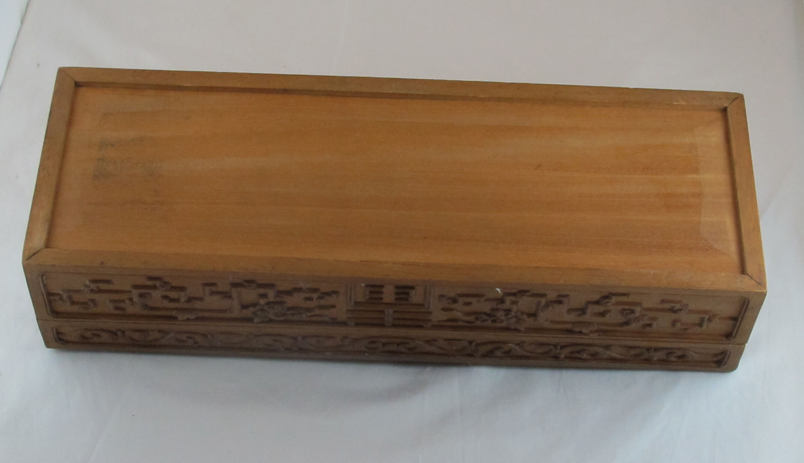Ancient Asian carved box