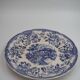 Large plate with blue pattern