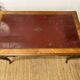 Louis XV style marquetry desk – antique leather top