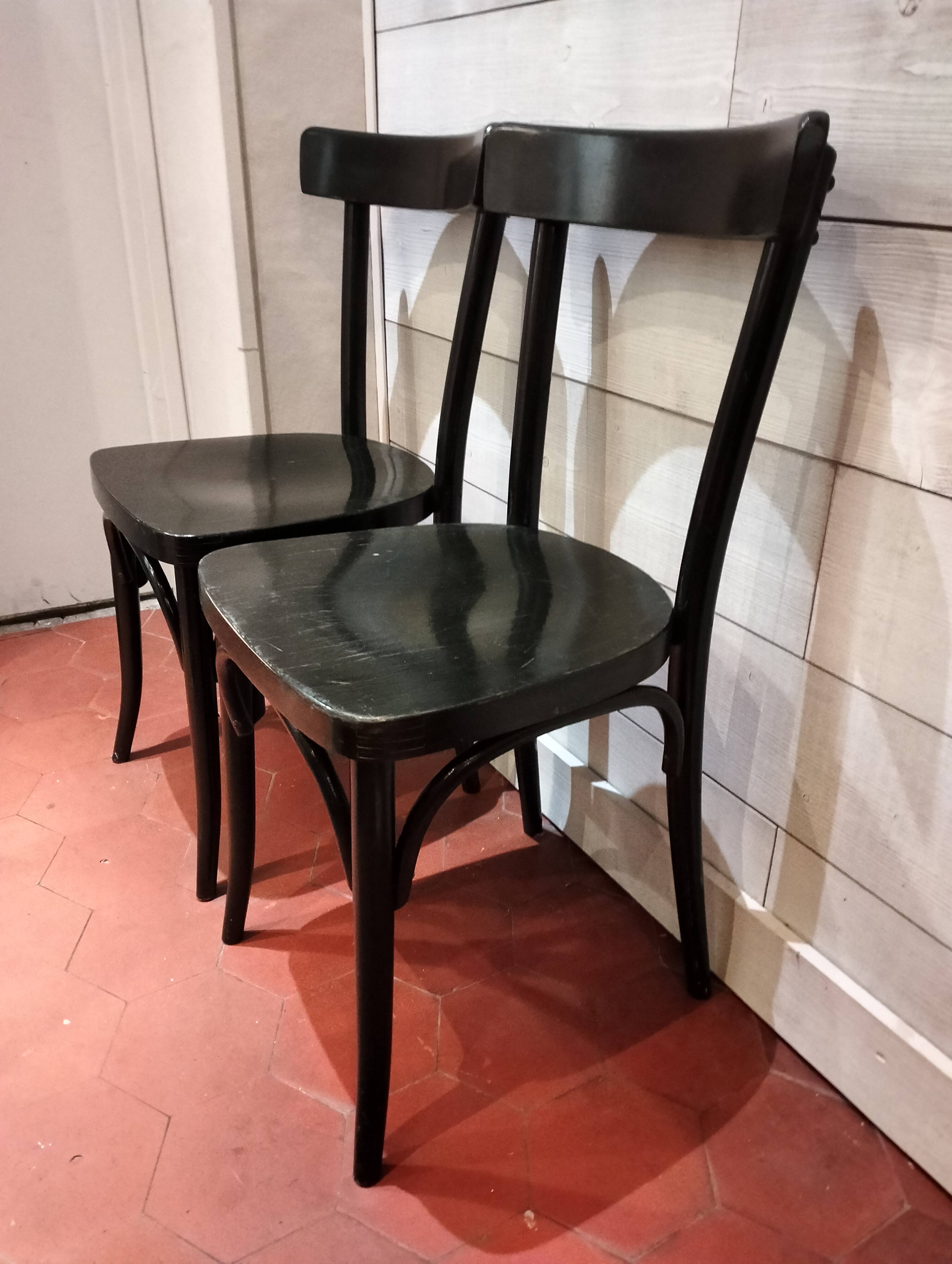 Pair of bistro chairs