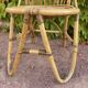 Série de 4 chaises en rotin des années 60