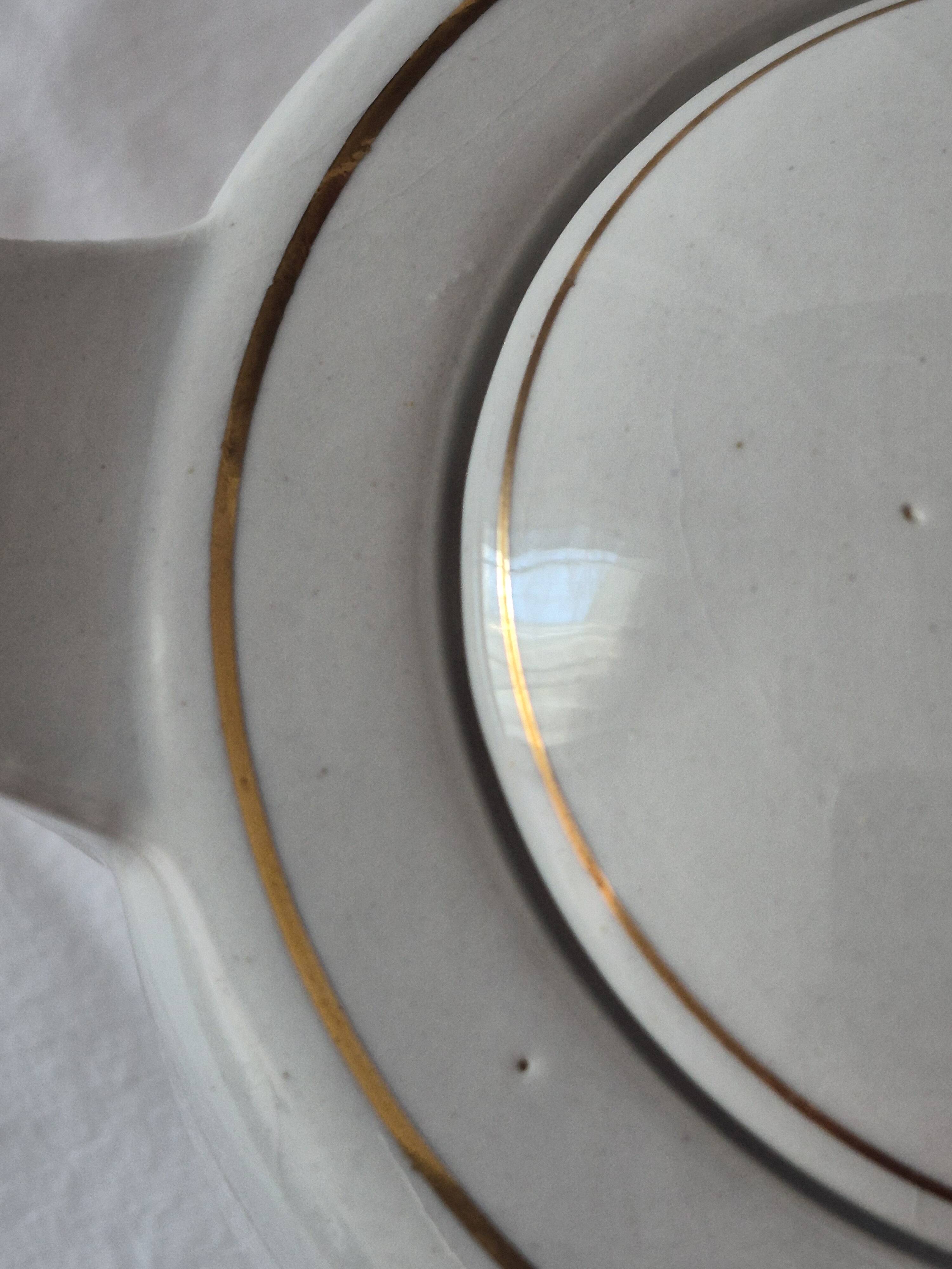 Coffee pot half-porcelain Lunéville Keller and Guerin A585