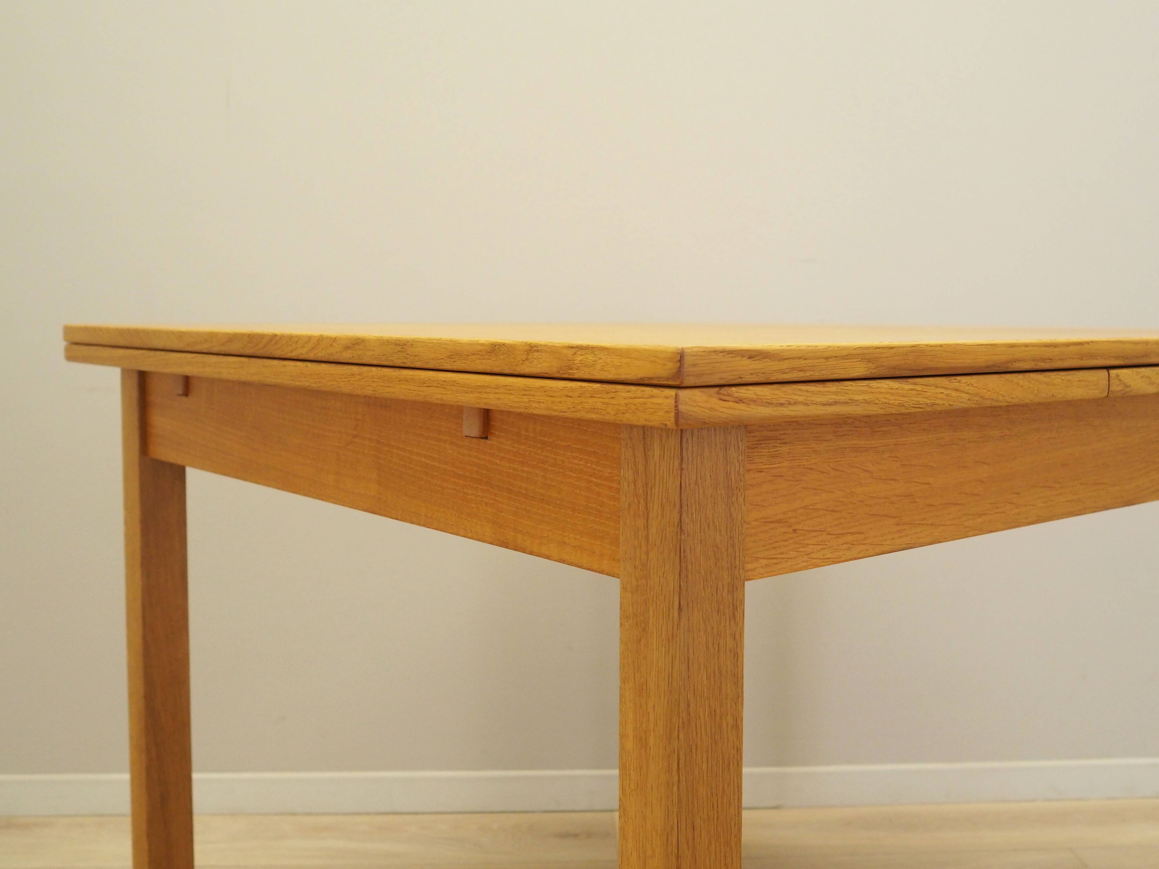 Oak table, Danish design, 1960s, production: Denmark