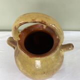 Glazed terracotta jug