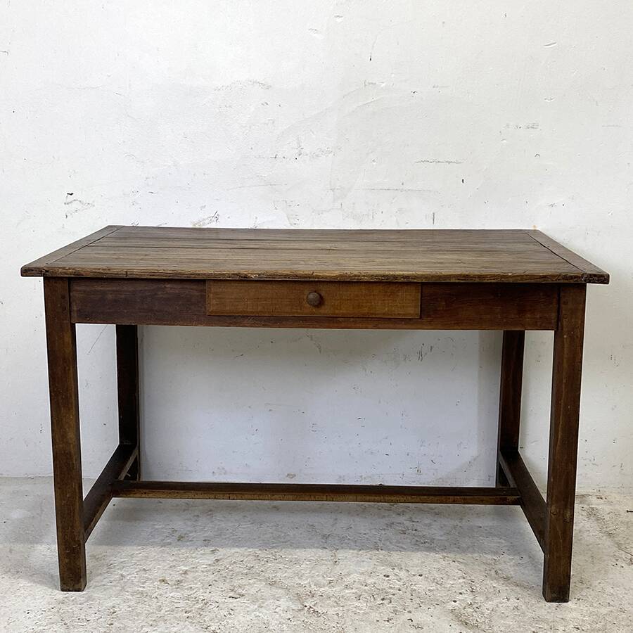 Table de ferme XIXème siècle chêne massif