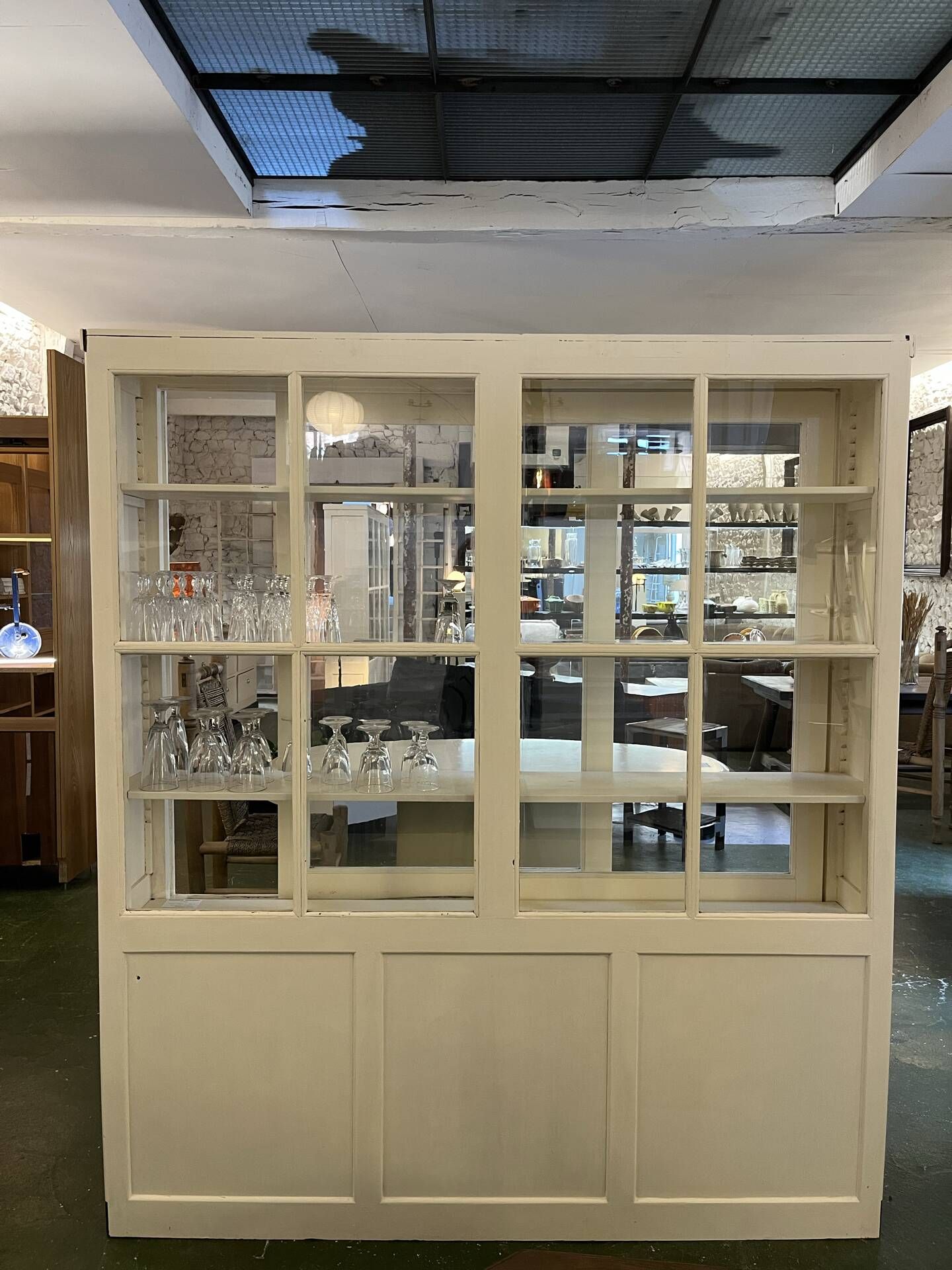 1950s Workshop Display Cabinet