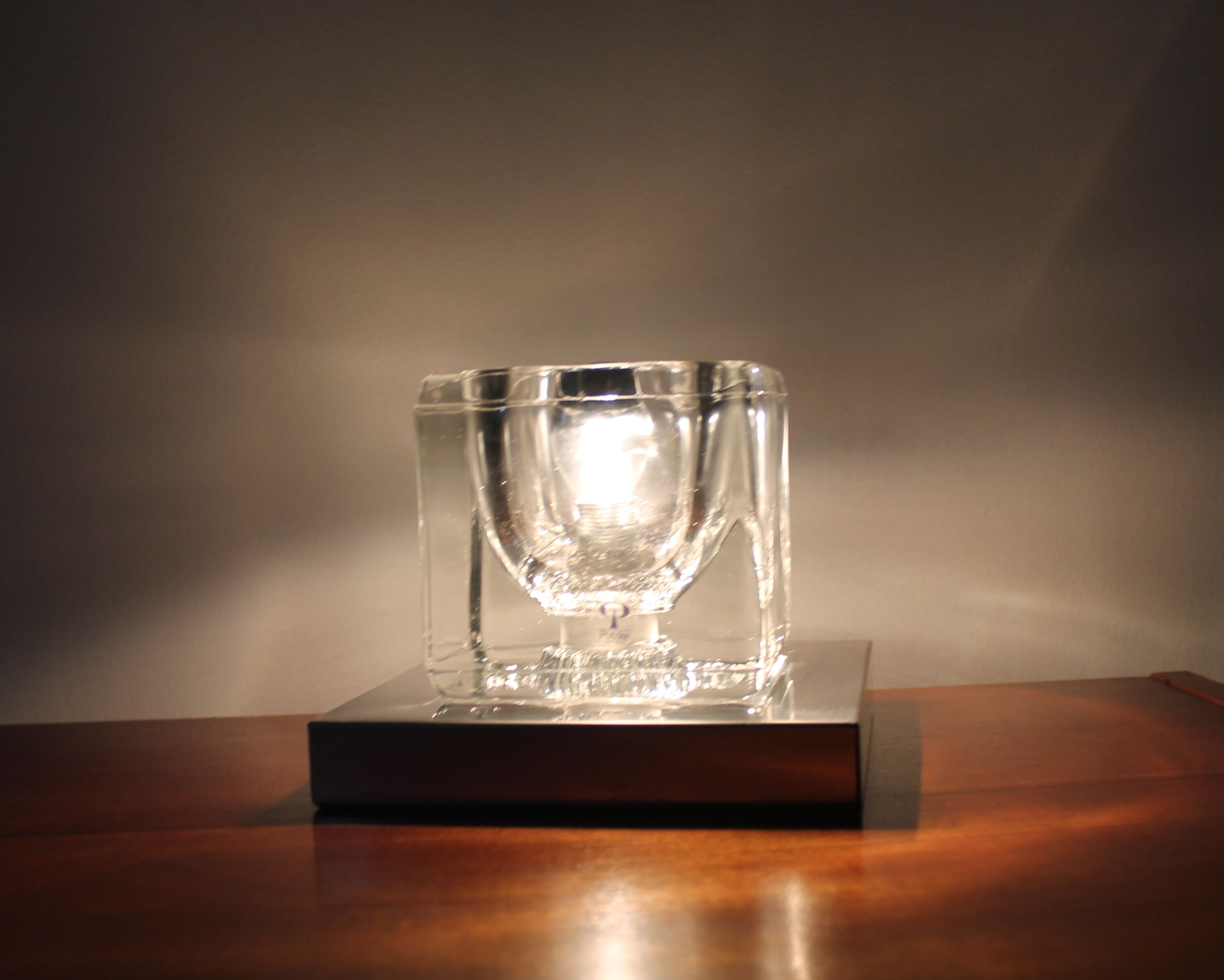 Lampe Peill & Putzler ice cube vintage 1970