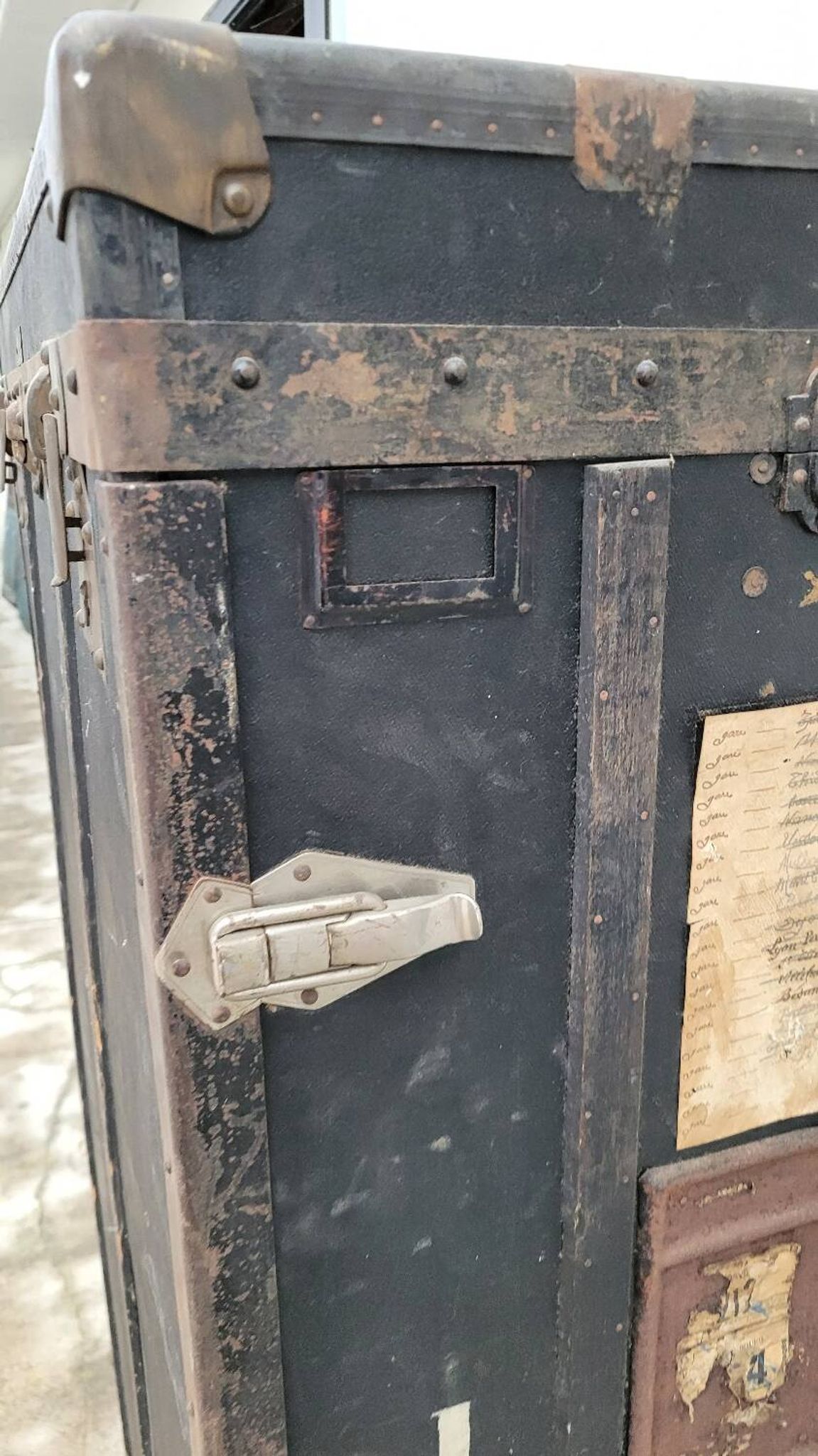 Cabin trunk from the brand "La Malle Bernard" Paris - 1900s
