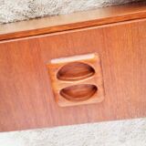 Pair of nightstands wall scandinavian teak
