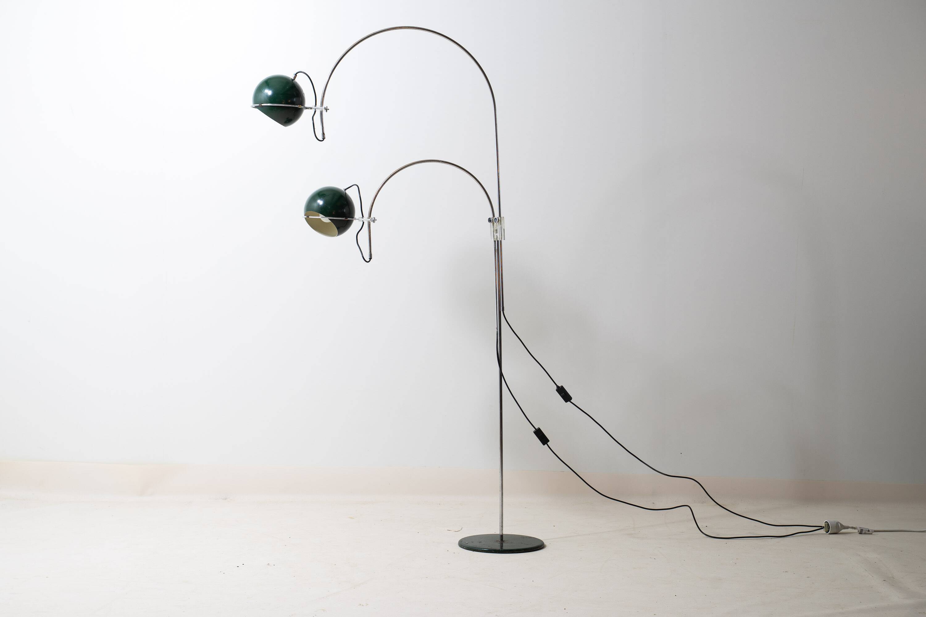 Mid Century GEPO Double Arc Space Age Eyeball Floor Lamp