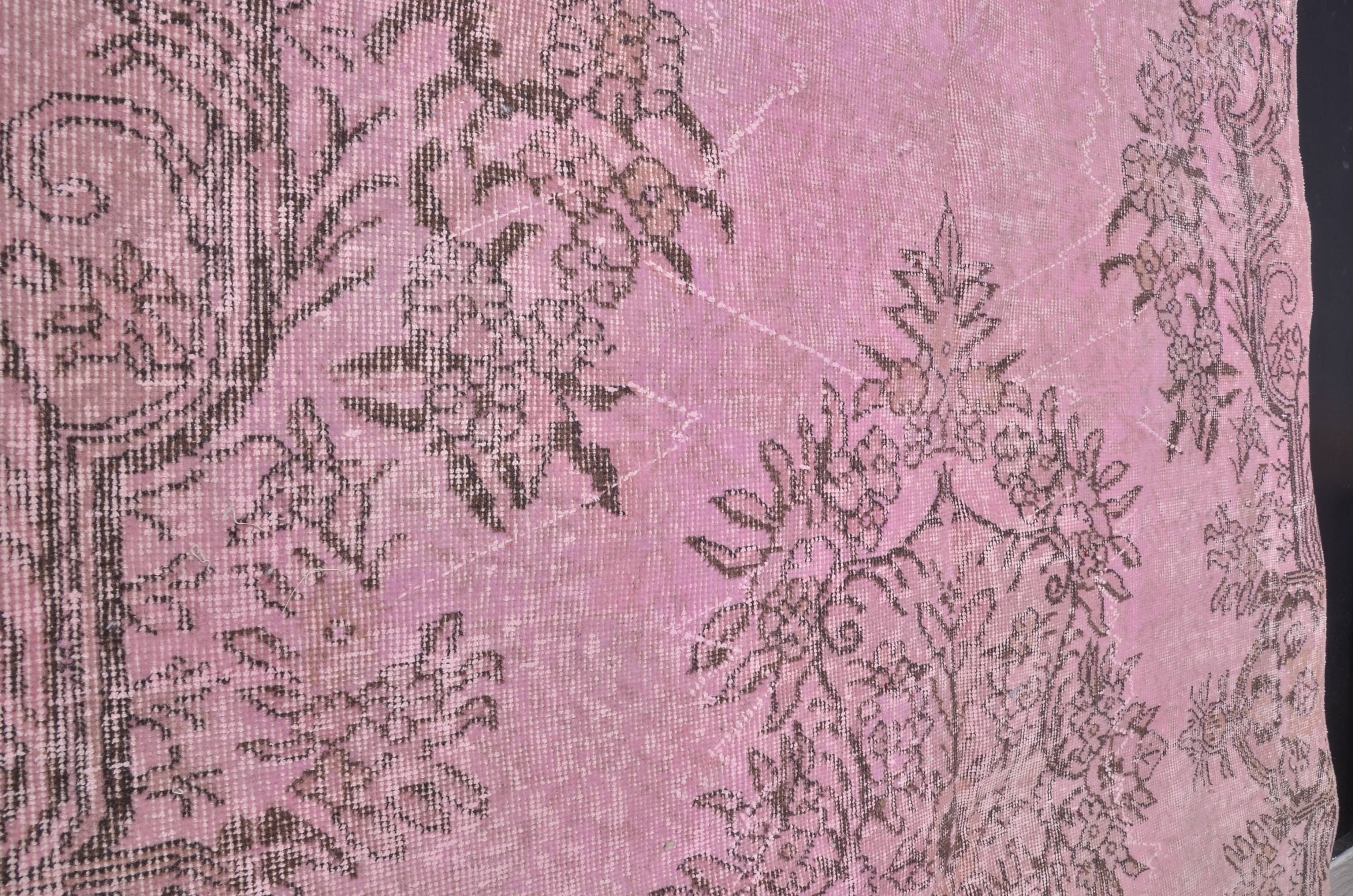 Pink Oushak Vintage Home Living Rug sku 1920