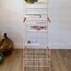 White and orange industrial shelf brand "caddie" 50s