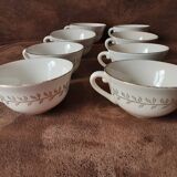 Set of 8 Gien cups