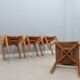 Vintage original set of 4 dining chairs