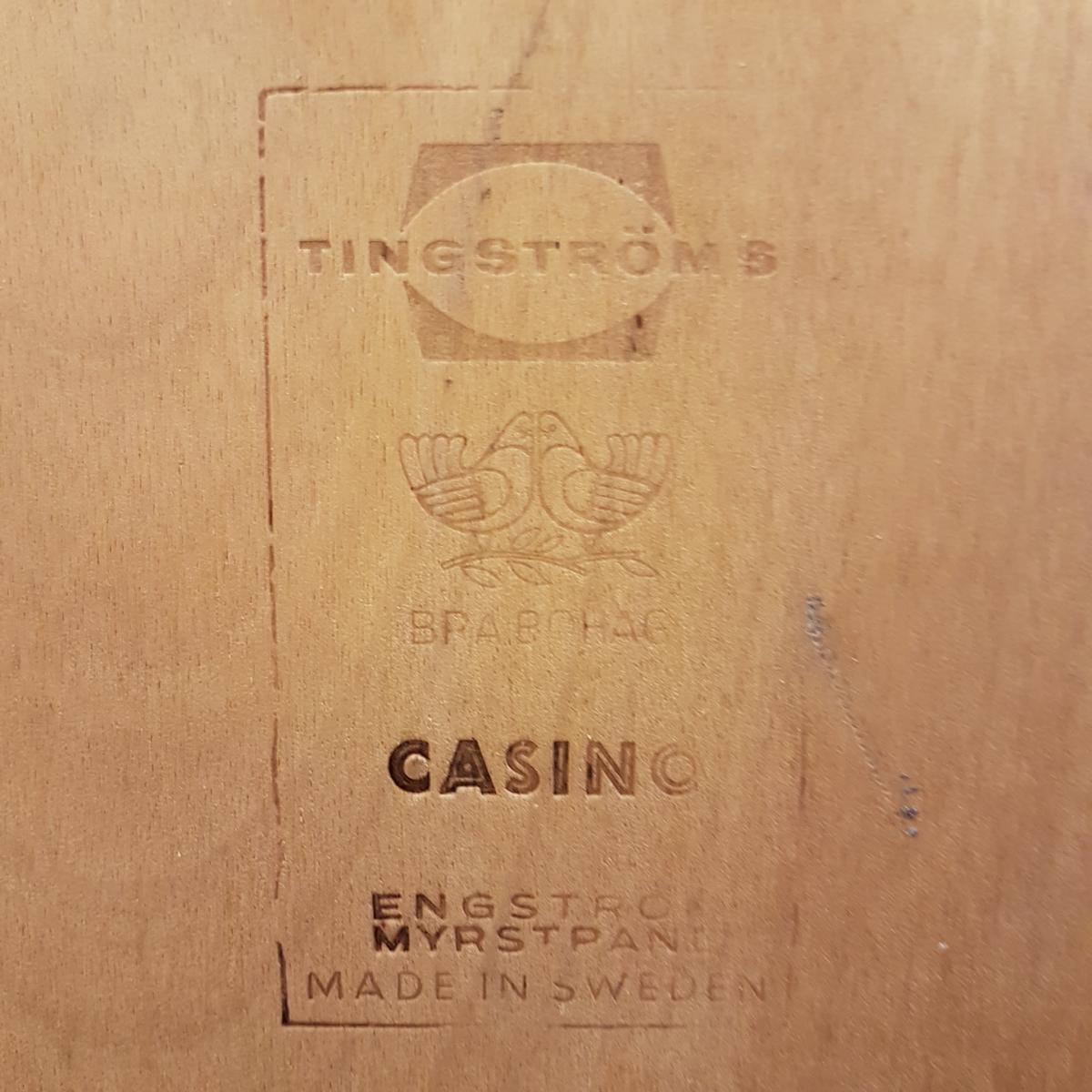 Telephone table & bench Tingstroms Sweden 1960 s