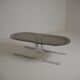 Table basse d'inspiration space age, années 1970