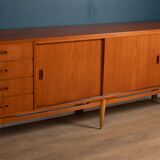 Retro Teak Danish 1960s Long Mid Century Sideboard