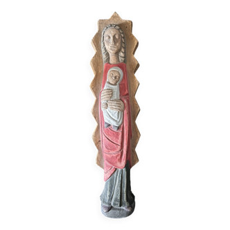 Statuette de la Vierge et l'enfant