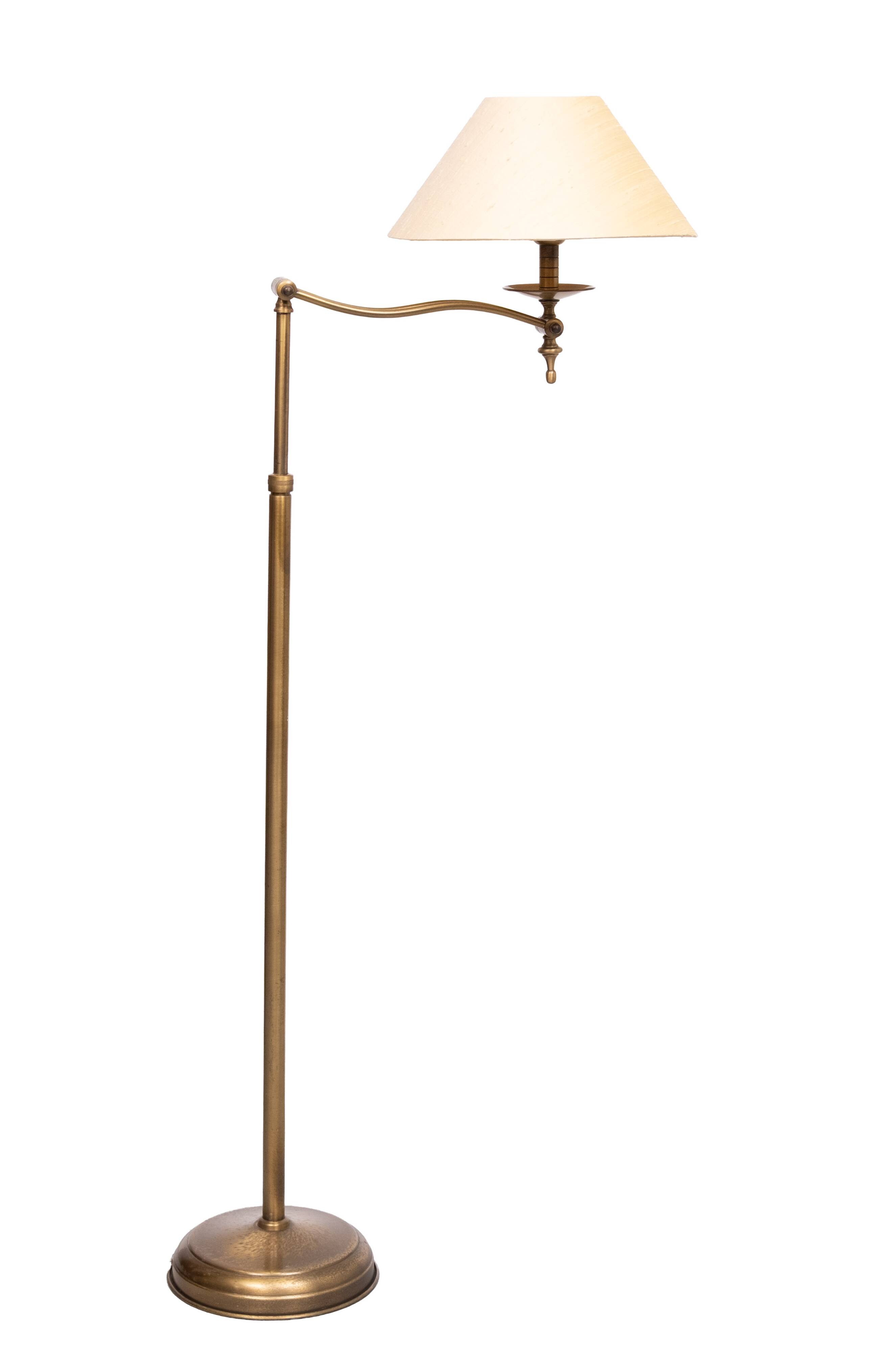 Classic Brass adjustable Floor lamp 1970s Germany