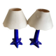 2 lampes pied étoiles Albret