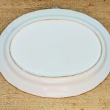 Large white and blue serving platter.