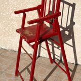 Folding high chair for children aged 2-4 years