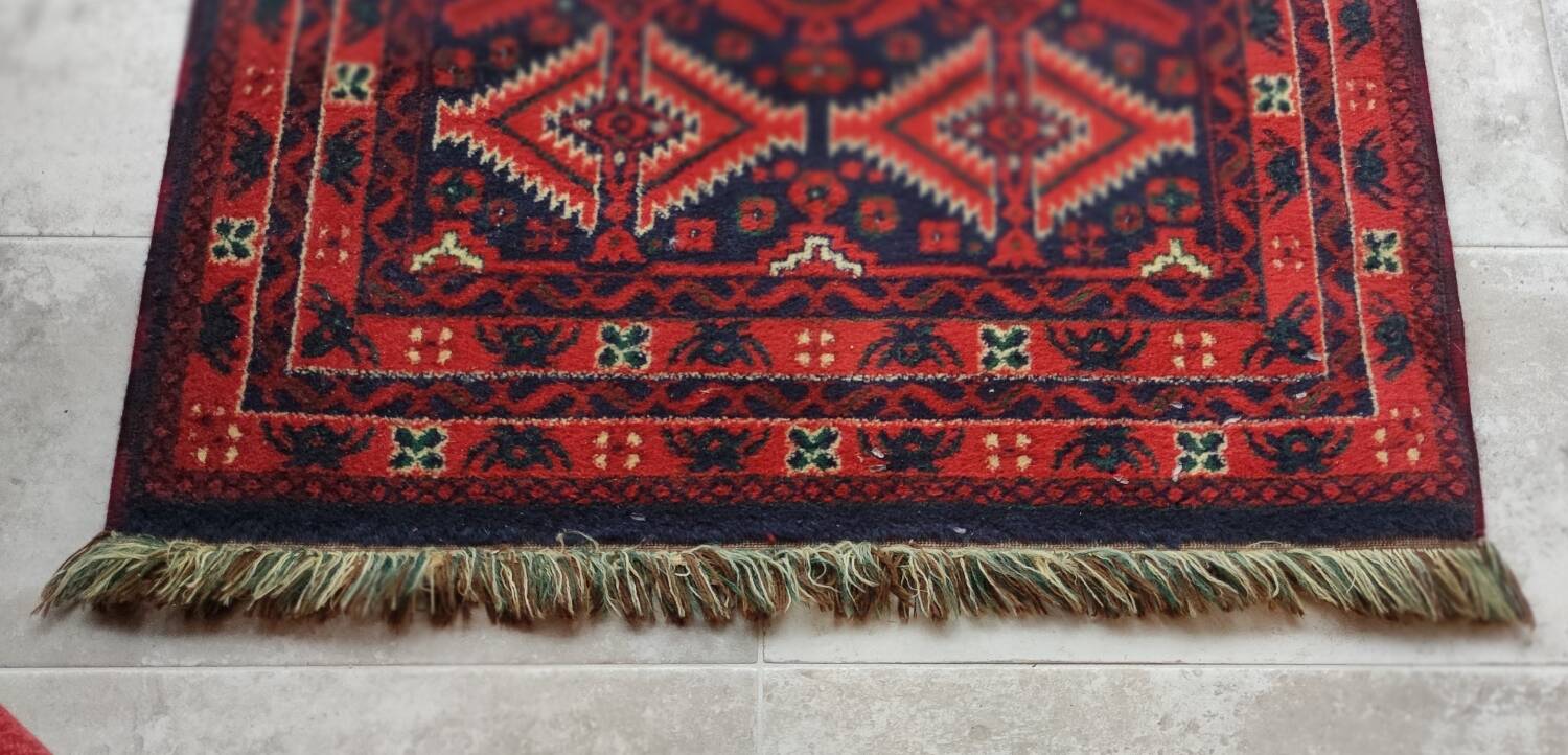 Old pure new wool carpet