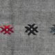 Tapis kilim turc gris et noir de style moderne du milieu du siècle, 190 x 306 cm