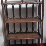 Vintage rattan shelf