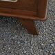 Vintage oak chest of drawers feet compass 4 drawers from the 50s