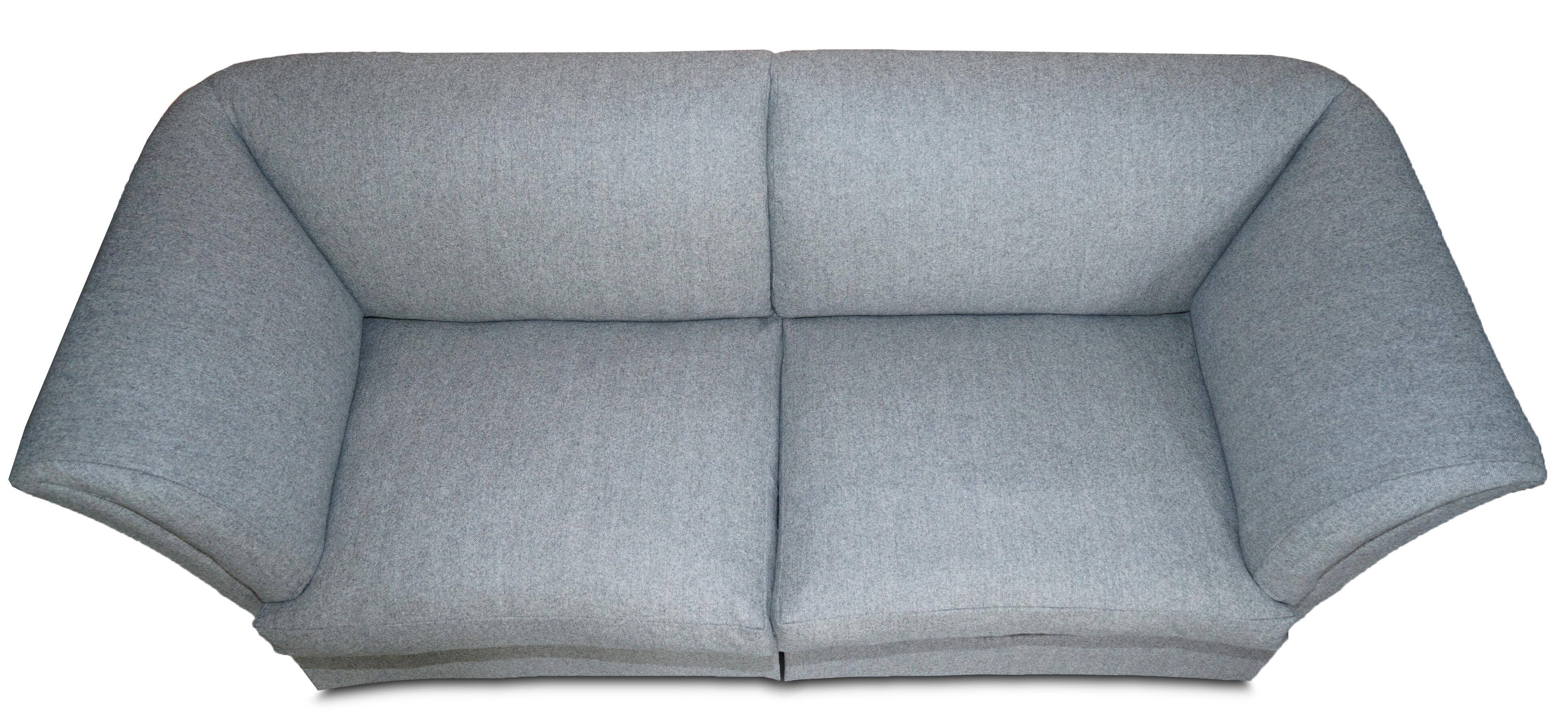 Howard & Son's restored sofa, 100% wool.