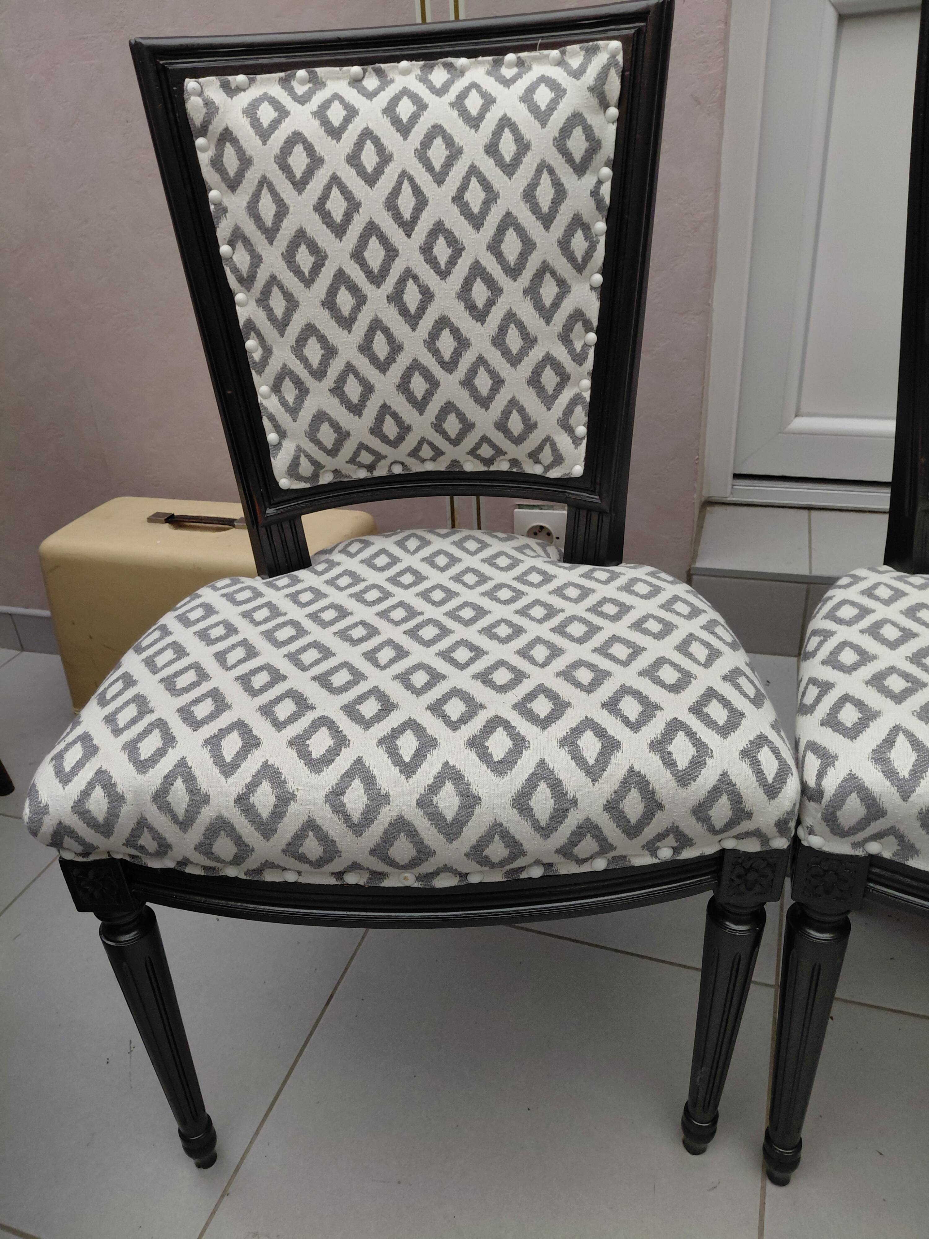 Paire de chaises moderne