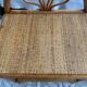 Set of two vintage rattan bedside tables