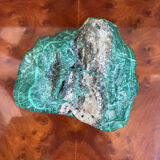 Ashtray block of malachite 310 gr