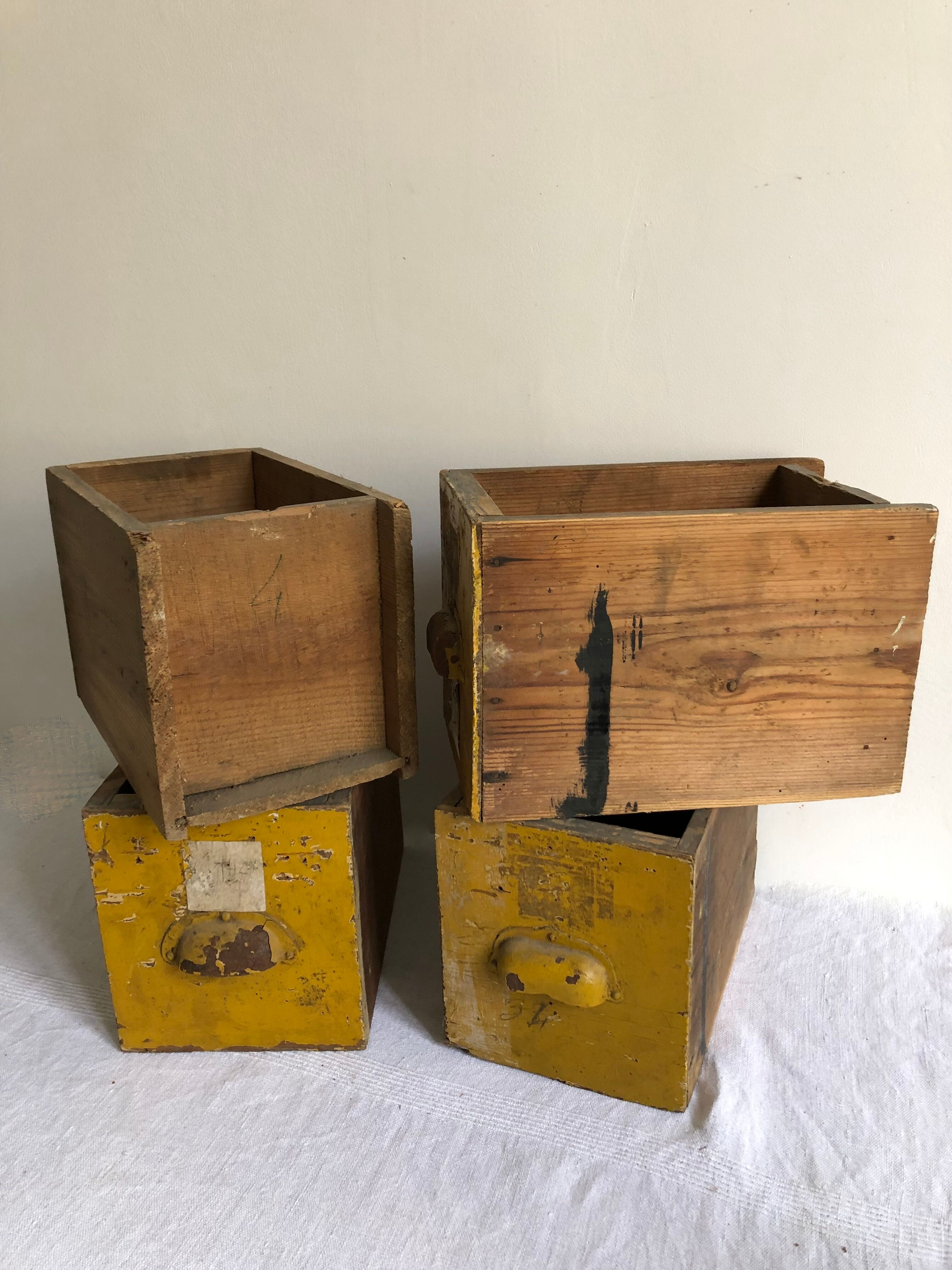 Pair of workshop drawers