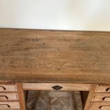 American desk in raw wood