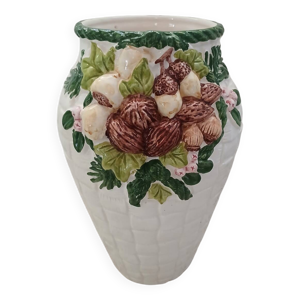 Vase ancien Barbotine