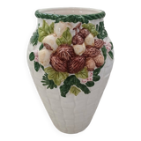 Antique Barbotine Vase