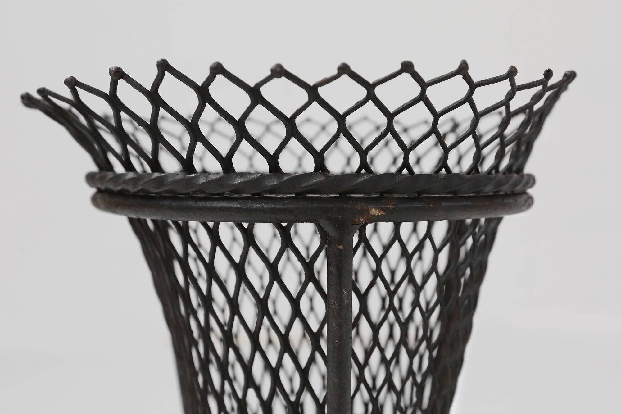 Mid-Century Metal Plant Rack by Mathieu Matégot, France, 1950s