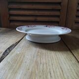 Dish Cake display porcelain St Amand Flowers dp 112270