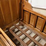 Small Child's Bed with Rolls in Cherry Wood – 1900