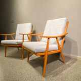 Para lekkich foteli TON Vintage Czechy 60'