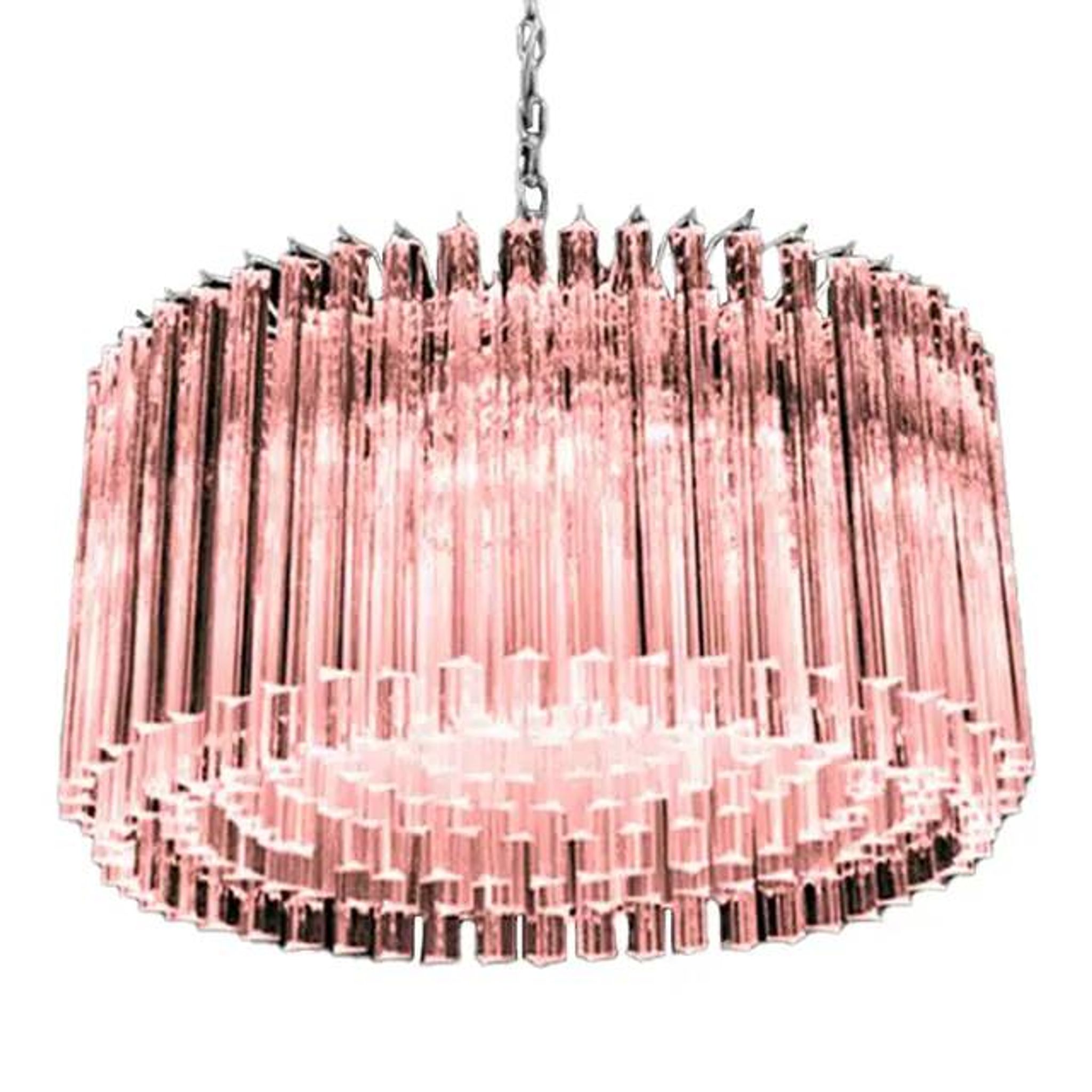 Lustre italien moderne du milieu du siècle « Concava » de Triedro